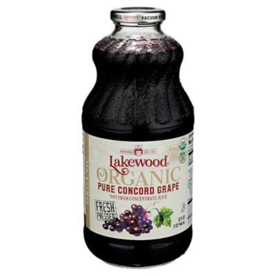 Lakewood Organic Pure Concord Grape Juice, 32 fl oz Fairway
