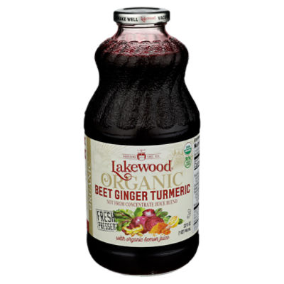 Lakewood Organic Beet Ginger Turmeric with Organic Lemon Juice, 32 fl