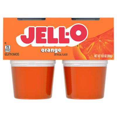 JellO Original Orange Gelatin Snacks, 4 count, 13.5 oz ShopRite