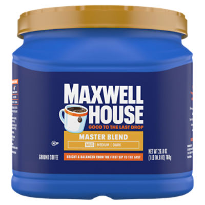 Maxwell House Master Blend Light Ground Coffee, 26.8 oz ShopRite