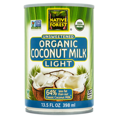 Native Forest Unsweetened Light Organic Coconut Milk, 13.5 fl oz Gourmet