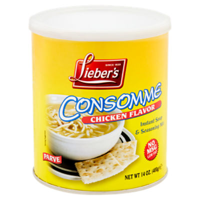 Lieber's Consomme Chicken Flavor Instant Soup & Seasoning Mix, 14 oz
