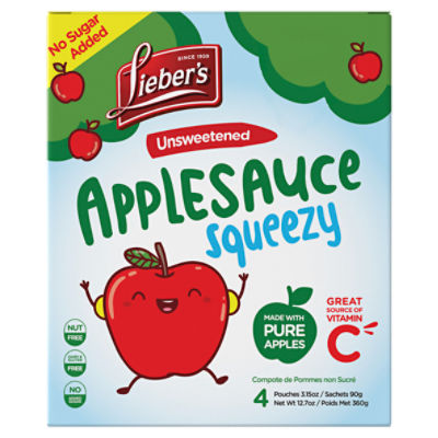 Apple Sauce Pouches (Unsweetened) ShopRite