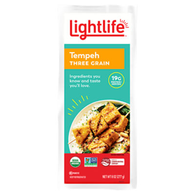 Lightlife Three Grain Organic Tempeh, 8 oz Fairway