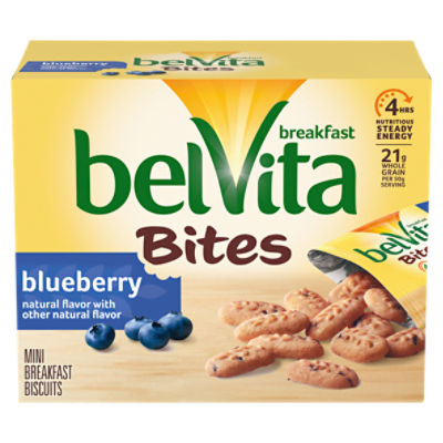 Belvita Bites Blueberry Mini Breakfast Biscuits, 1.76 oz, 5 count