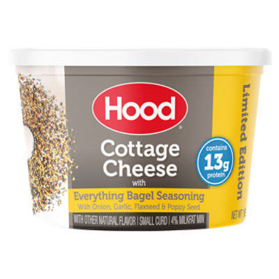 Hood Cottage Cheese with Everything Bagel Seasoning Limited Edition, 16 oz