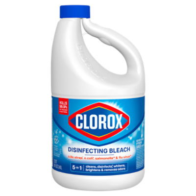 Clorox Disinfecting Bleach, Concentrated Formula, Regular 81 Ounce Bottle