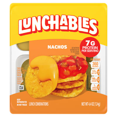 Lunchables Nachos with Cheese Dip and Salsa, 4.4 oz