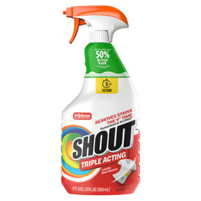 Shout TripleActing, Laundry Stain Remover, 22 Ounce ShopRite