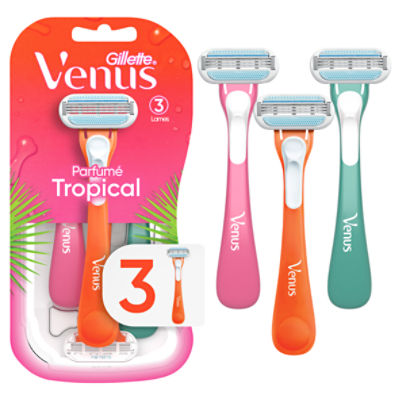Gillette Venus Tropical Disposable Razors, 3 count ShopRite