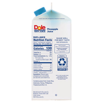 Dole Frozen Pineapple Nutrition Facts Besto Blog