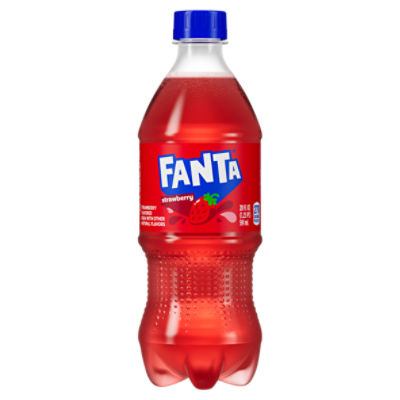 Fanta Strawberry Soda Bottle, 20 fl oz The Fresh Grocer
