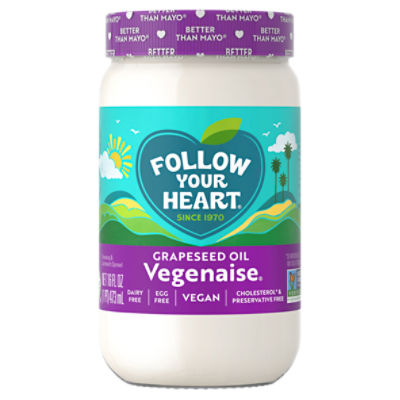 Follow Your Heart Vegenaise Grapeseed Oil Dressing & Sandwich Spread