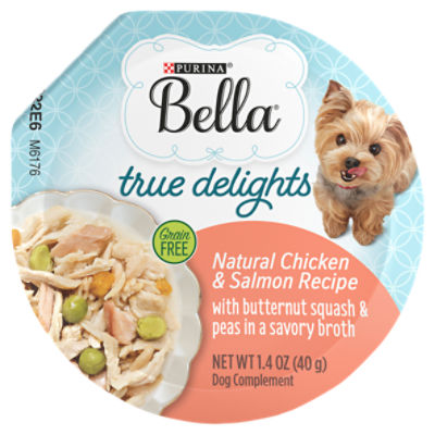 Purina Bella True Delights Grain Free Dog Food Toppers, Natural Chicken