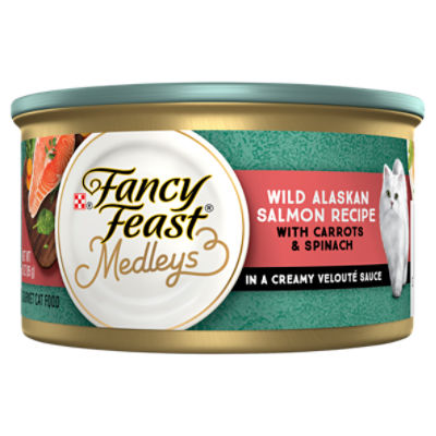 Fancy Feast Medleys Wild Alaskan Salmon Recipe with Garden Veggies