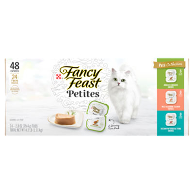 Purina Fancy Feast Gourmet Wet Cat Food Variety Pack, Petites Pate