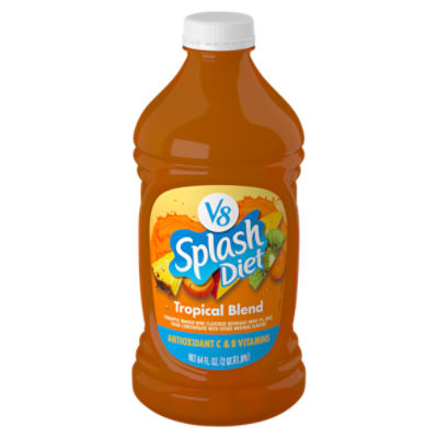V8 Splash Diet Tropical Blend Diet Juice Drink, 64 fl oz Bottle ShopRite