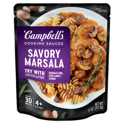 Campbell's Savory Marsala Cooking Sauces, 11 oz ShopRite