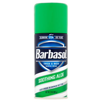 Barbasol Soothing Aloe Thick & Rich, Shaving Cream