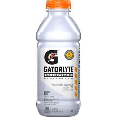 Gatorade Gatorlyte Rapid Rehydration Cherry Lime Naturally Flavored