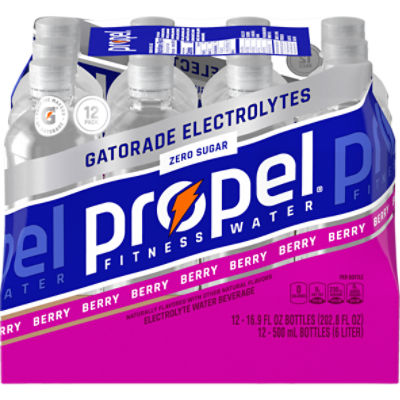 Propel Zero Sugar Electrolyte Water Beverage, Berry Naturally Flavored
