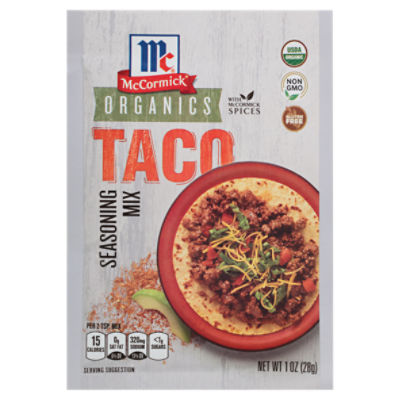 McCormick Organics Taco Seasoning Mix, 1 oz ShopRite