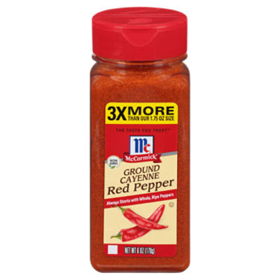 McCormick Ground Cayenne Red Pepper, 6 oz ShopRite