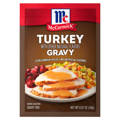 McCormick Gravy Mix Turkey Naturally Flavored, 0.87 oz The Fresh Grocer