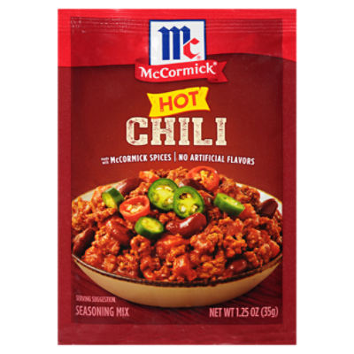 McCormick Chili Seasoning Mix Hot, 1.25 oz The Fresh Grocer