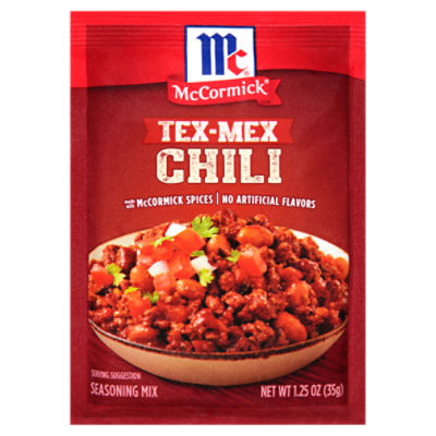 McCormick TexMex Chili Seasoning Mix, 1.25 oz ShopRite