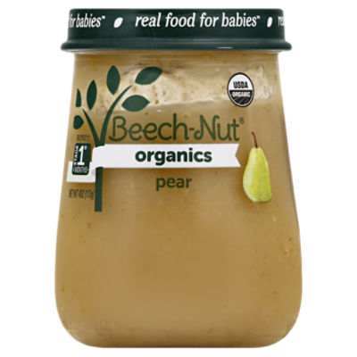 BeechNut Organics Pear Stage 1 4 Months+, Baby Food
