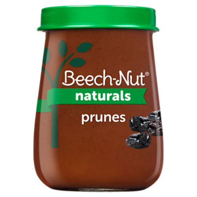 BeechNut Naturals Prunes Baby Food, Stage 1, 4 Months+, 4 oz
