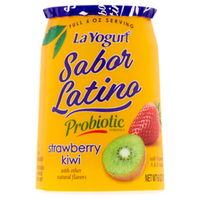 La Yogurt Sabor Latino Probiotic Strawberry Kiwi Blended Lowfat Yogurt
