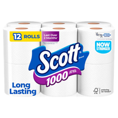 Scott 1000 Toilet Paper Rolls 1 Ply Toilet Tissue Price Rite