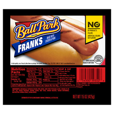 Ball Park Classic Franks Original Length