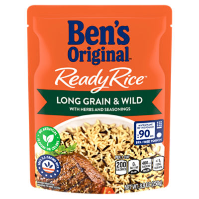 BEN'S ORIGINAL™ READY RICE™, Long Grain & Wild, 8.8 oz. pouch