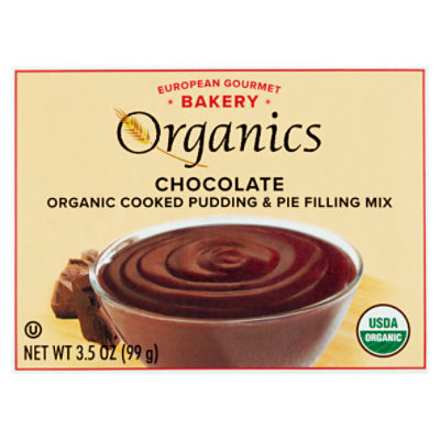 European Gourmet Bakery Organics Chocolate Organic Cooked, Pudding