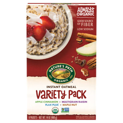 Nature's Path Instant Oatmeal Variety Pack, 14 oz ShopRite