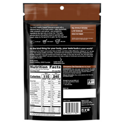 Kind Granola Nutrition Facts Home Alqu