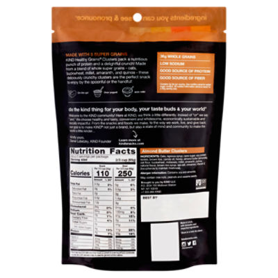 Kind Granola Nutrition Facts Home Alqu