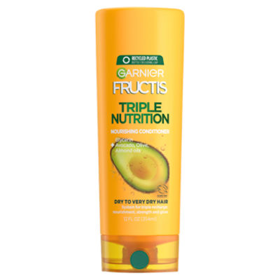 Garnier Fructis Triple Nutrition Nourishing Conditioner, 12 fl oz