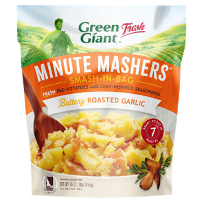 Green Giant Minute Mashers Buttery Roasted Garlic SmashinBag, 16 oz