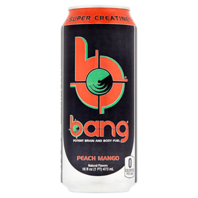 Bang Peach Mango, Energy Drink