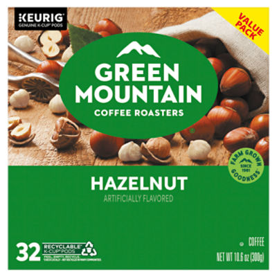 Green Mountain Coffee Roasters Hazelnut Coffee KCup Pods Value Раck, 0