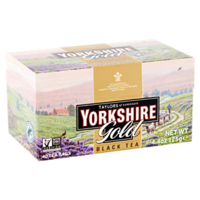 Taylors of Harrogate Yorkshire Gold Black Tea Bags, 40 count, 4.4 oz