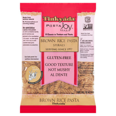 Tinkyáda Pasta Joy Ready Spirals Brown Rice Pasta, 16 oz ShopRite