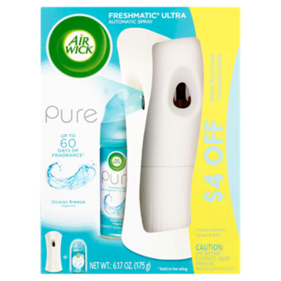 Air Wick Pure Freshmatic Ultra Ocean Breeze Fragrance Automatic Spray