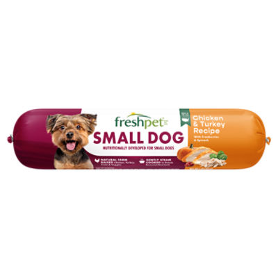 Freshpet Healthy & Natural Dog Food, Small Dog Fresh Chicken & Turkey