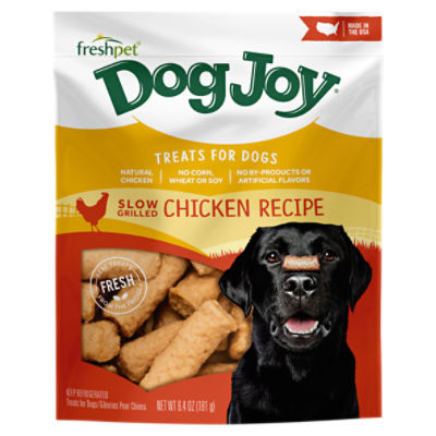 Freshpet Dog Treat, Dog Joy Slow Grilled Chicken Treat 6.4 oz Bag Fairway