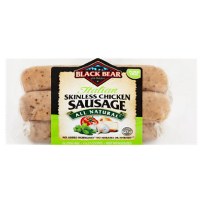 Black Bear Italian Skinless Chicken, Sausage
